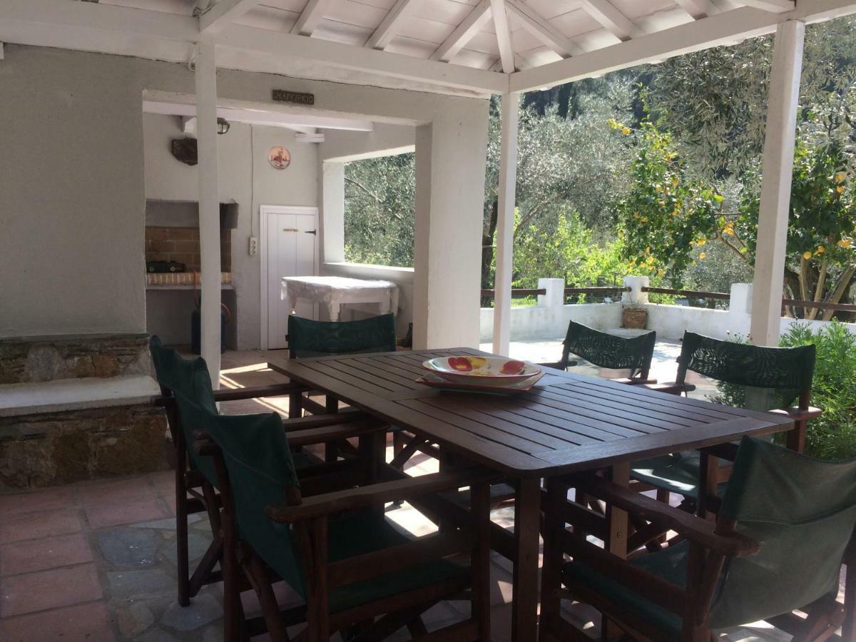 Villa Tillia Panormos  Ngoại thất bức ảnh